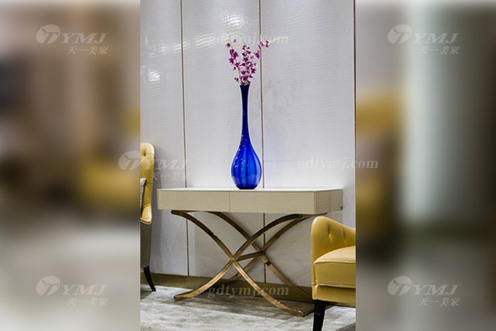 高端會所家具品牌售樓處家具后現代輕奢家具時尚米黃真皮休閑椅沙發(fā)背幾