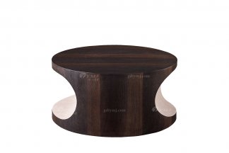 意式極簡(jiǎn)風(fēng)格高端別墅會(huì)所家具品牌現(xiàn)代輕奢客廳煙薰+白楓木茶幾