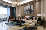 時(shí)尚新中式輕奢家具、軟裝工程--信陽(yáng)湖東春天樣板間項(xiàng)目案例欣賞?。ǘ? width=