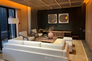 【天一美家】南昌明樾堂現(xiàn)代新中式風格別墅樣板房家具、軟裝飾品工程項目案